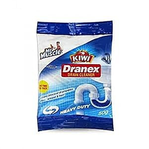 KIWI Mr. Muscle Dranex Drain Cleaner, 50 g Pouch (Pack of 2)