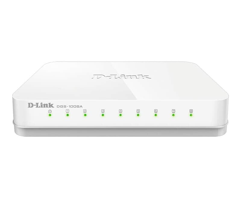 D-Link DGS-1008A 8-Port Gigabit Switch