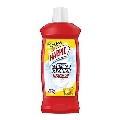 Harpic 1 Litre - Lemon, Bathroom Cleaner Liquid |