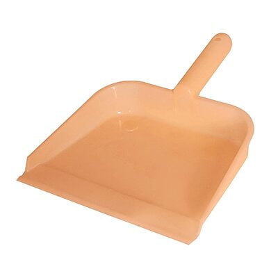 Kuber Industries 10" Plastic Dustpan, Pack of 2, Green & Light Pink
