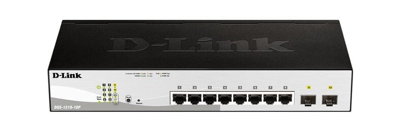 D-LINK DGS-1210-10P 8-Port Smart Switch