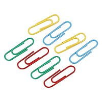 Gem Clip/U Clip 28 mm Plastic Coated (Set of 500 Pcs in 5 Plastic Boxes)