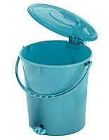 Multicolour Plastic Dustbin Garbage Bin with  10 Liters Pedal