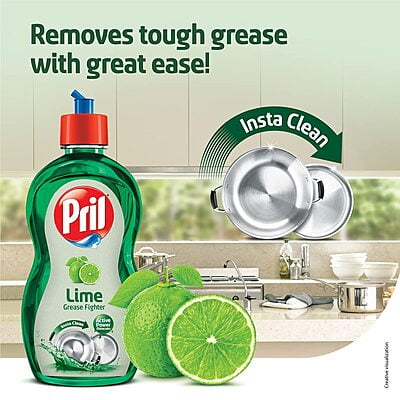 Pril Lime Grease Fighter 500ml (Green) |