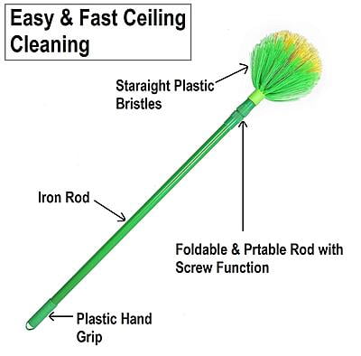 Jala Broom with Long Rod and extendable Handle