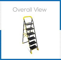 LADDER 6 STEP WITH YELLOW AND BLACK COLOR