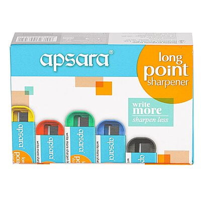 Apsara Long Point Sharpener Pack of 20 Sharpeners,