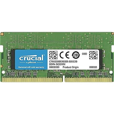 Crucial RAM 8GB DDR4 3200MHz CL22 (or 2933MHz or 2666MHz) Laptop Memory CT8G4SFRA32A