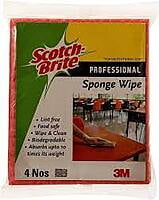 3M Sponge Wipe Pkt of 4 Pcs