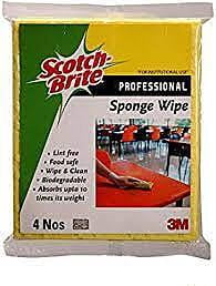 3M Sponge Wipe Pkt of 4 Pcs